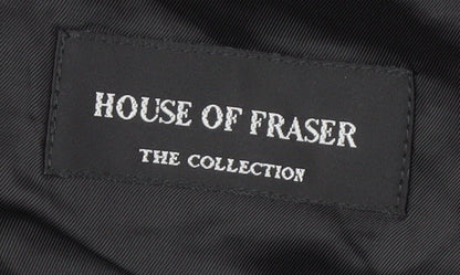 Mens UK Size 46 House of Fraser  Black Suit Tuxedo