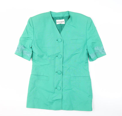 Windsmoor Women's Green Floral Suit Jacket Size 10