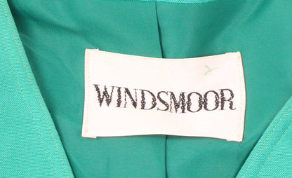 Windsmoor Women's Green Floral Suit Jacket Size 10