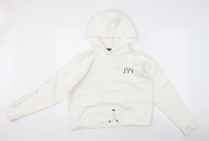 Womens UK Size 12 Jack Wills Ivory Pullover Hoodie