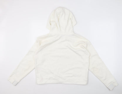 Womens UK Size 12 Jack Wills Ivory Pullover Hoodie