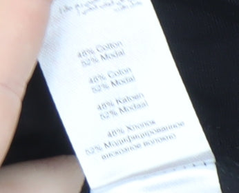 New Look Women's Black Floral 8 Cold Shoulder T-Shirt