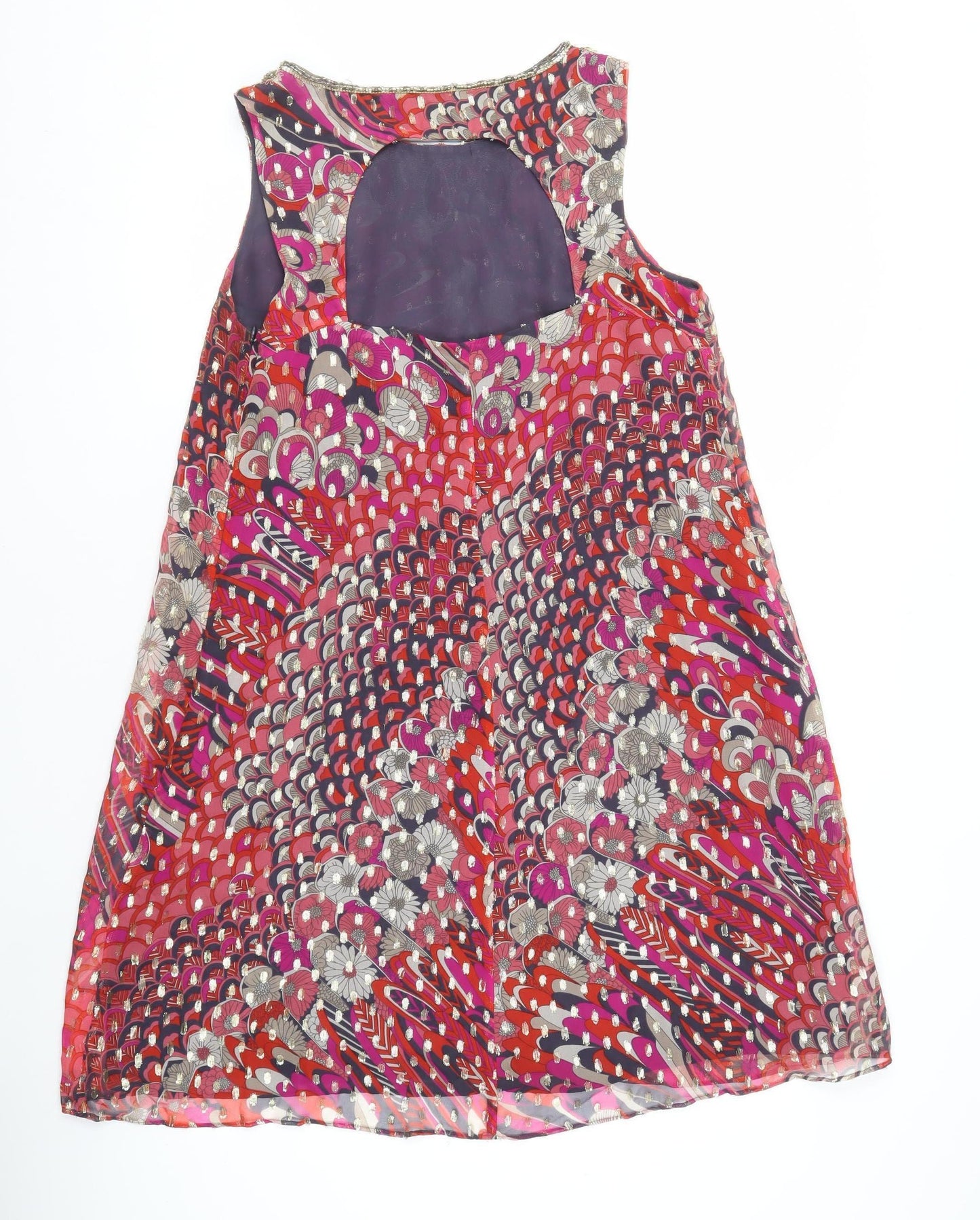 Monsoon Women's Multicolour Shift Dress Size 14