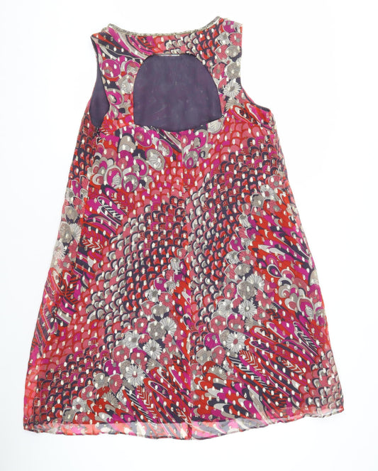 Monsoon Women's Multicolour Shift Dress Size 14