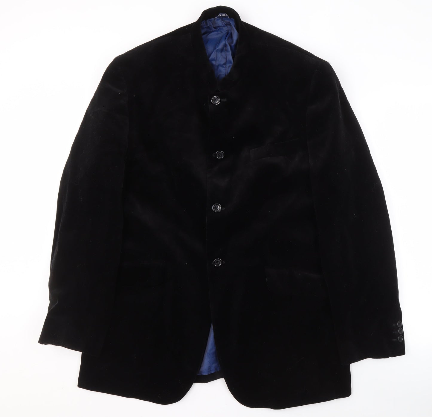 Mens UK Size 42 River Island Black Basic Jacket