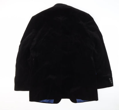 Mens UK Size 42 River Island Black Basic Jacket