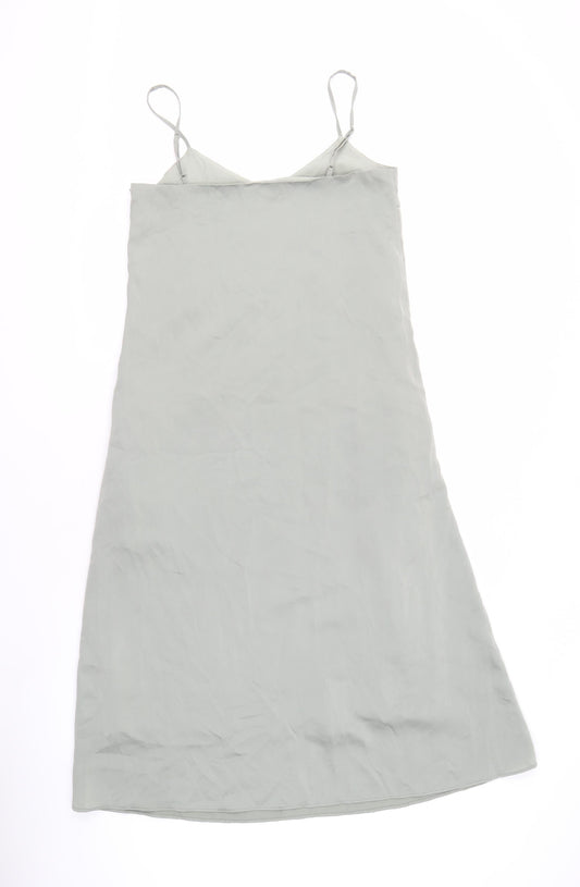 Uniqlo Grey Slip Dress Women XS Sleeveless