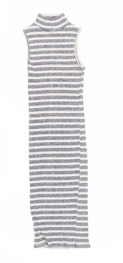 Select Women's Striped Knit Cotton Dress Size 12