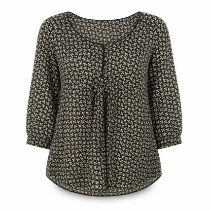 Womens UK Size S H&M Black Basic Blouse