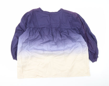 Womens UK Size 14 Per Una Purple Tunic Blouse