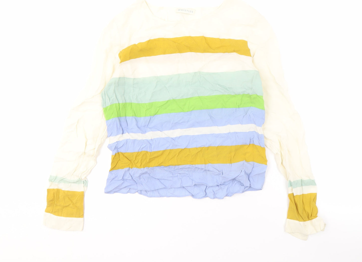 Womens UK Size 12 Whistles Multicoloured Basic Blouse