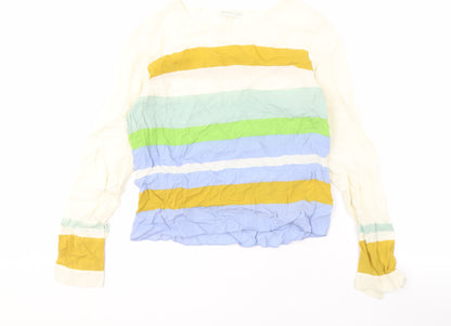 Womens UK Size 12 Whistles Multicoloured Basic Blouse