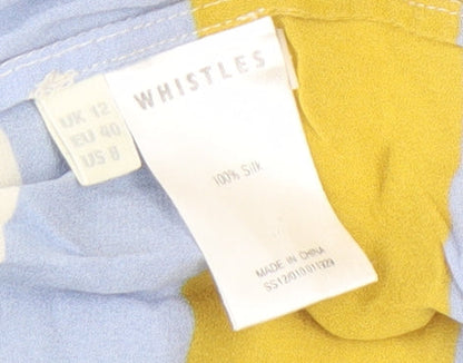 Womens UK Size 12 Whistles Multicoloured Basic Blouse