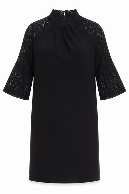 Next Women's Black Lace Shift Dress, Size 10
