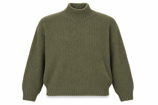 Womens UK Size M H&M Green Pullover Jumper
