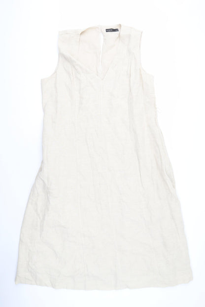 Autograph Beige Women’s Sleeveless Dress Size 18
