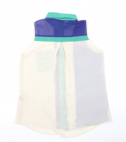 Foreign Exchange Women's Colourblock Sleeveless Blouse - S