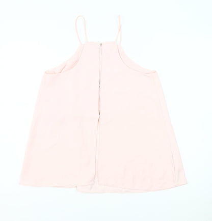 Womens UK Size 10 River Island Pink Camisole Tank