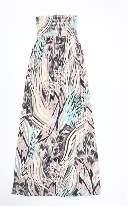 Miss Selfridge Petite Multicoloured Dress, Size 8, Animal Print