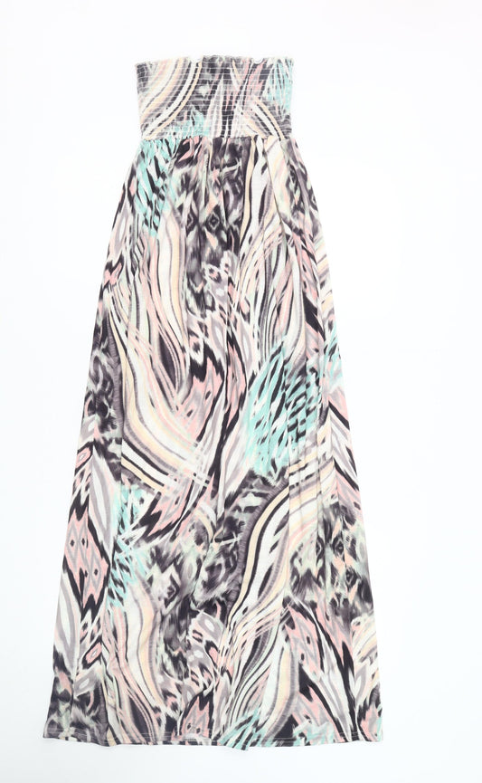 Miss Selfridge Petite Multicoloured Dress, Size 8, Animal Print