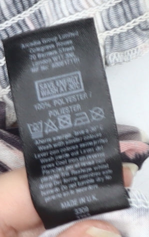 Miss Selfridge Petite Multicoloured Dress, Size 8, Animal Print