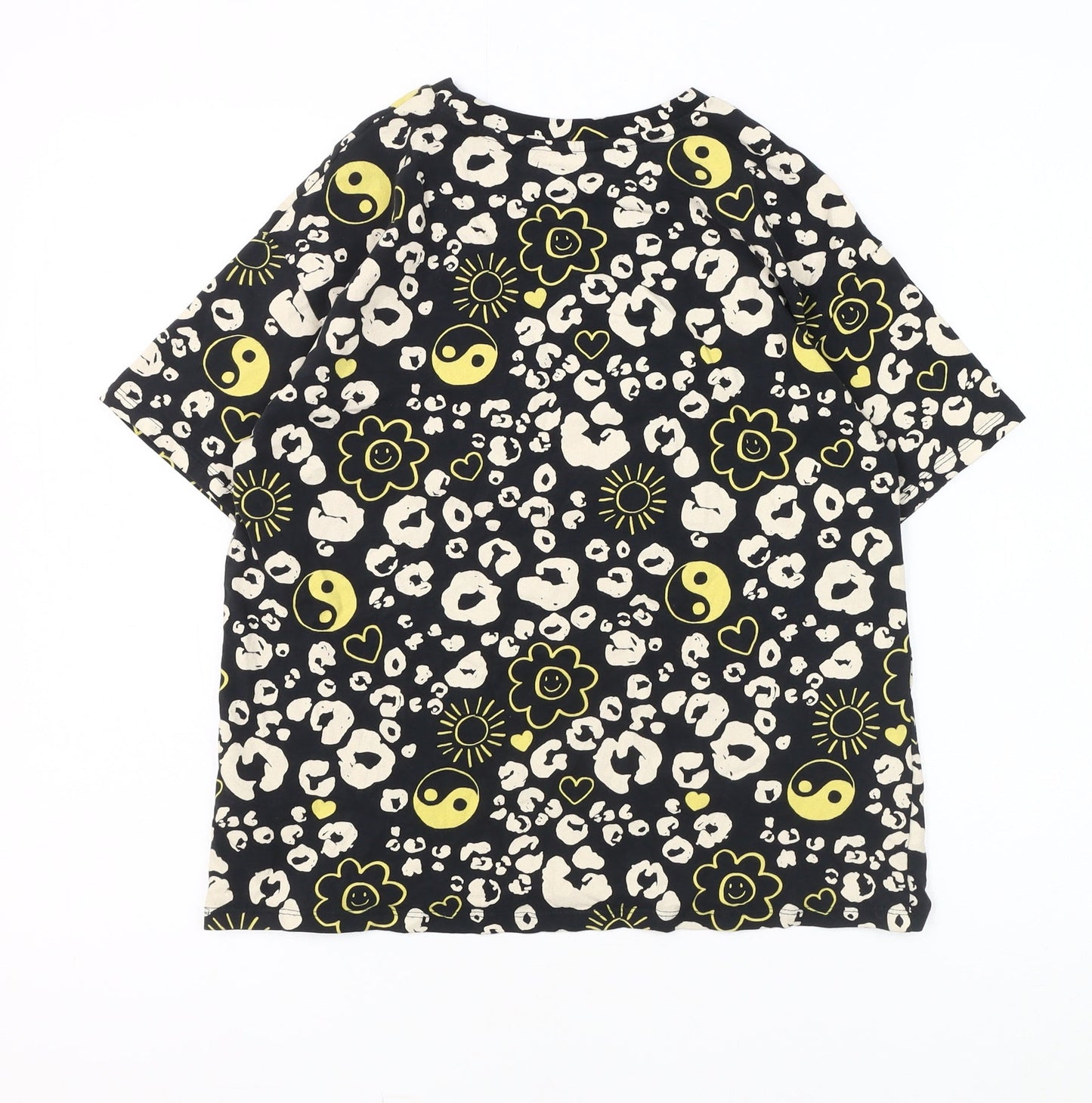 Next Girls Black Animal Print T-Shirt, 11 Years