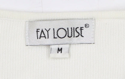 Womens UK Size M Fay Louise White Basic Blouse