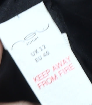 New Look Women's Black Blazer Size 12 Double-Breasted