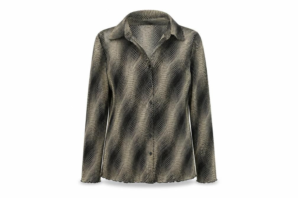 Womens UK Size 18 Bonmarché Black Basic Button-Up