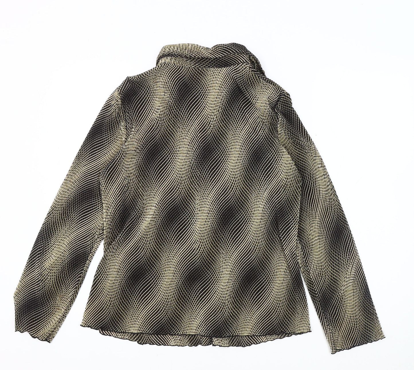 Bonmarché Women's Black Size 18 Collared Shirt