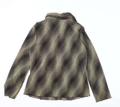 Bonmarché Women's Black Size 18 Collared Shirt