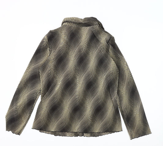 Bonmarché Women's Black Size 18 Collared Shirt