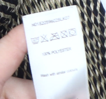 Bonmarché Women's Black Size 18 Collared Shirt