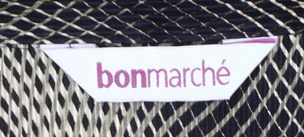 Bonmarché Women's Black Size 18 Collared Shirt