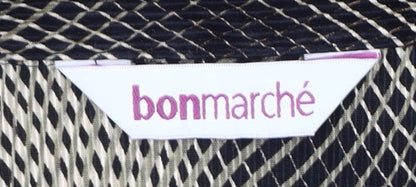 Bonmarché Women's Black Size 18 Collared Shirt