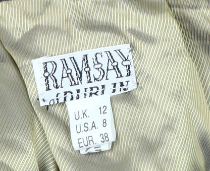 Ramsay Women's Grey Check Pencil Skirt Size 12