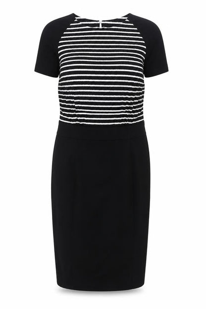 Dorothy Perkins Women's Black Striped Dress, Size 12