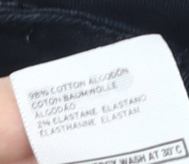 Topshop Women’s Black Cut-Off Shorts Size 10