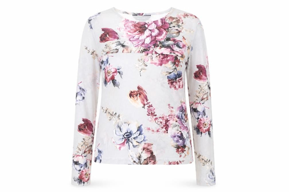 Womens UK Size 6 New Look Multicoloured Basic T-Shirt