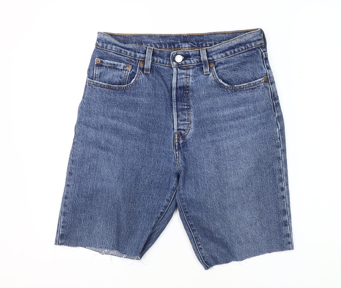 Levi's Men's Blue Denim Shorts Size 27 Regular Fit
