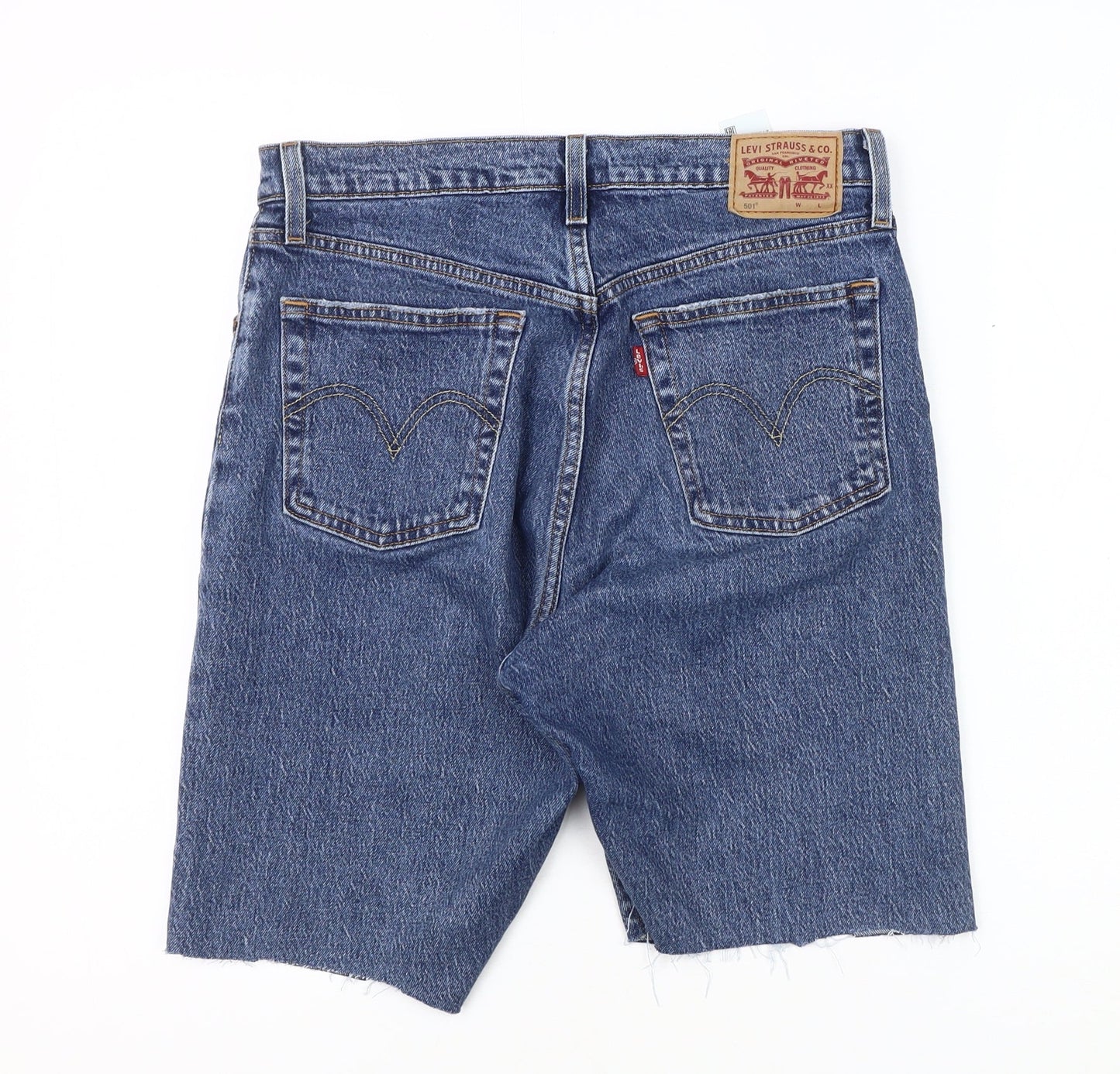 Levi's Men's Blue Denim Shorts Size 27 Regular Fit