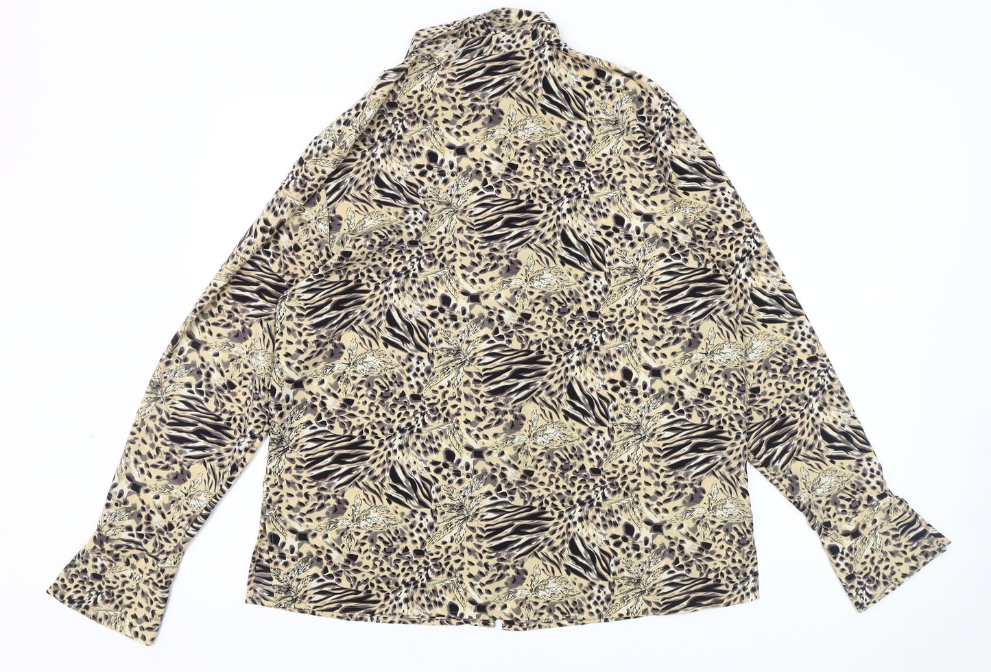 Claudia Richard Women's Multicoloured Animal Print Blouse L