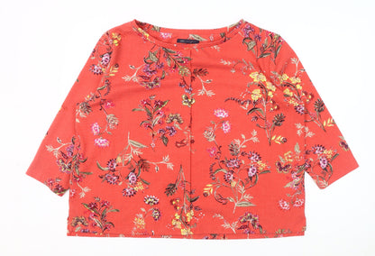 Womens UK Size 18 Marks and Spencer Multicoloured Basic Blouse