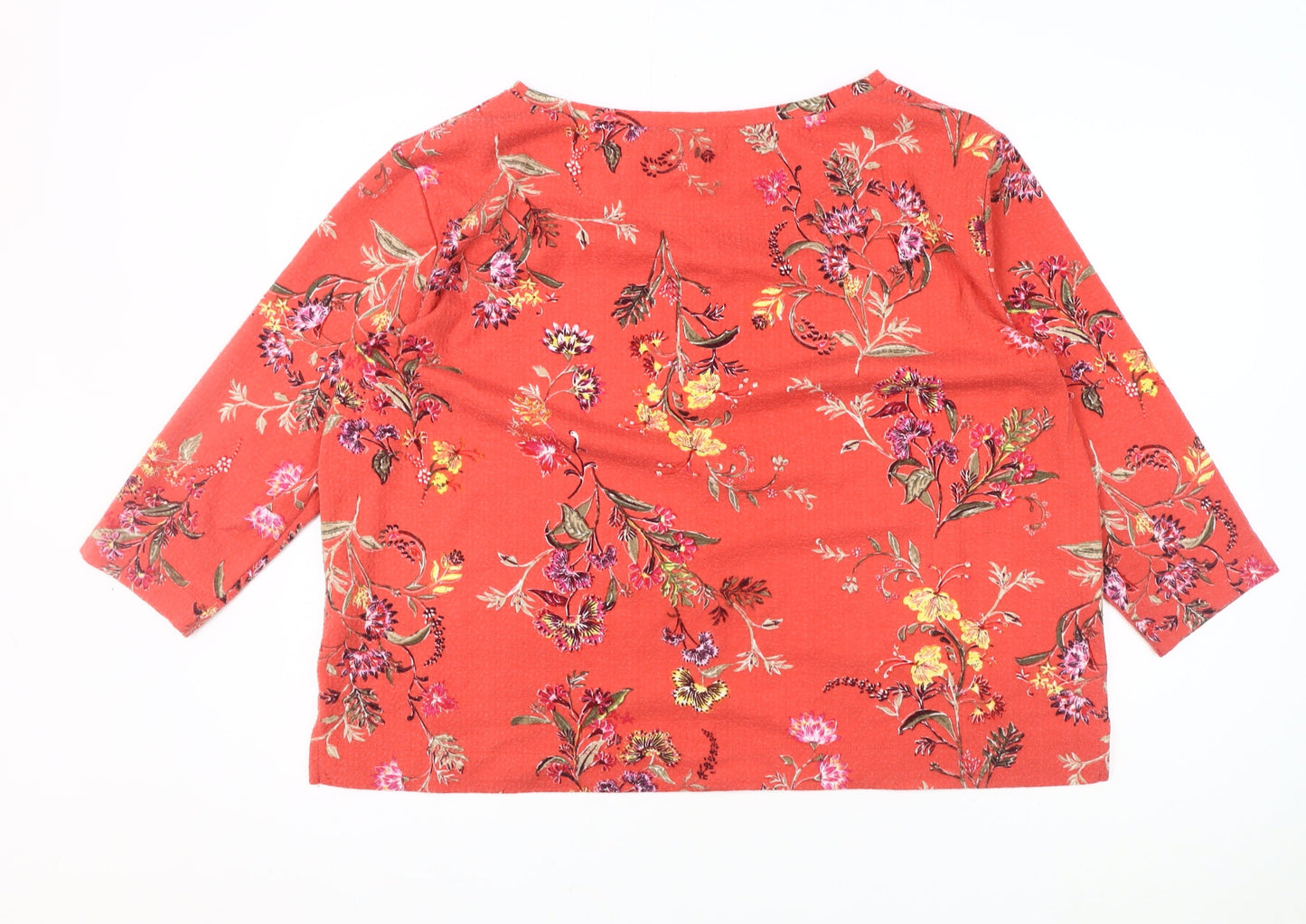 Womens UK Size 18 Marks and Spencer Multicoloured Basic Blouse