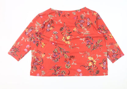 Womens UK Size 18 Marks and Spencer Multicoloured Basic Blouse