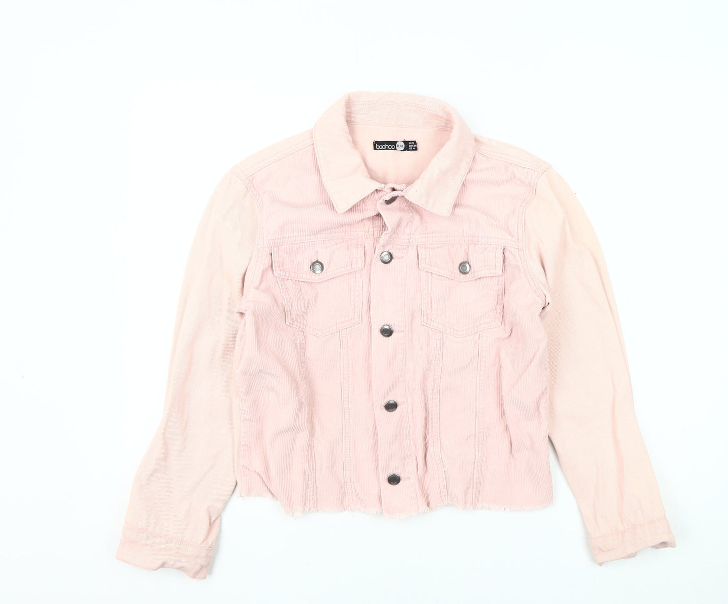 Womens UK Size 8 Boohoo Pink Basic Jacket