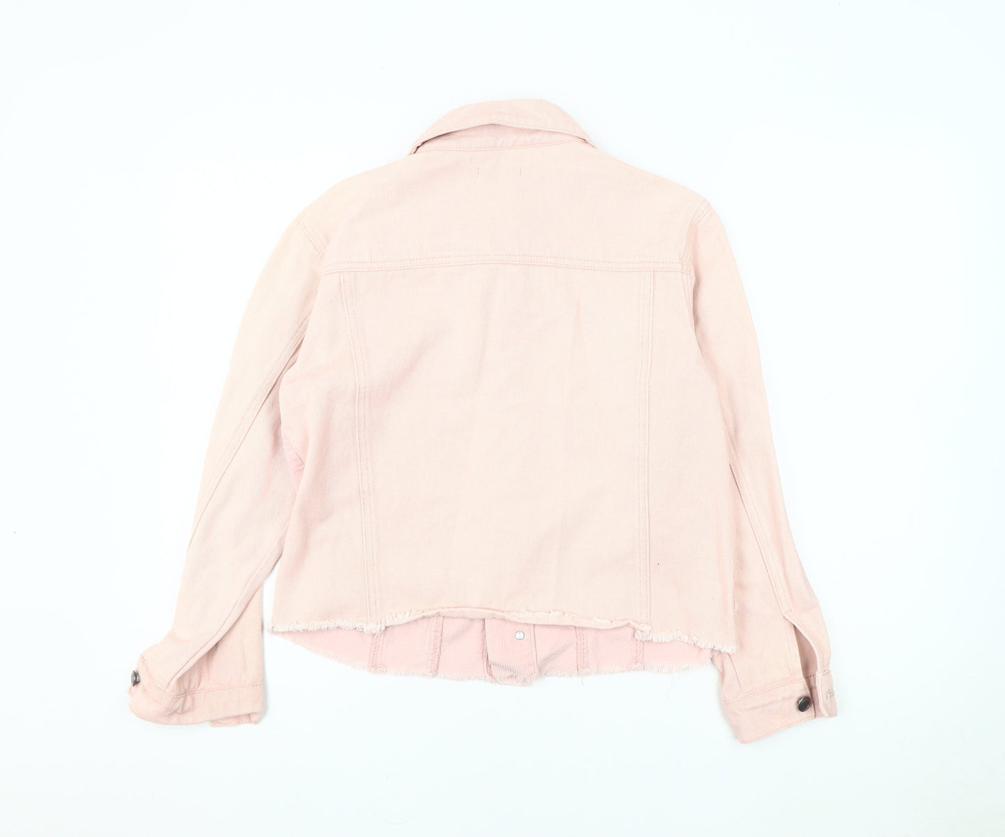 Womens UK Size 8 Boohoo Pink Basic Jacket