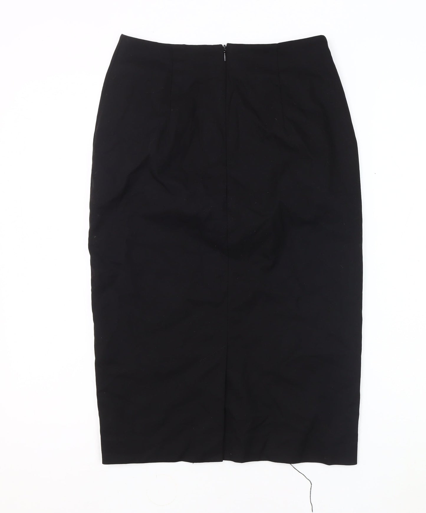 H&M Women's Black Midi Pencil Skirt - Size 8