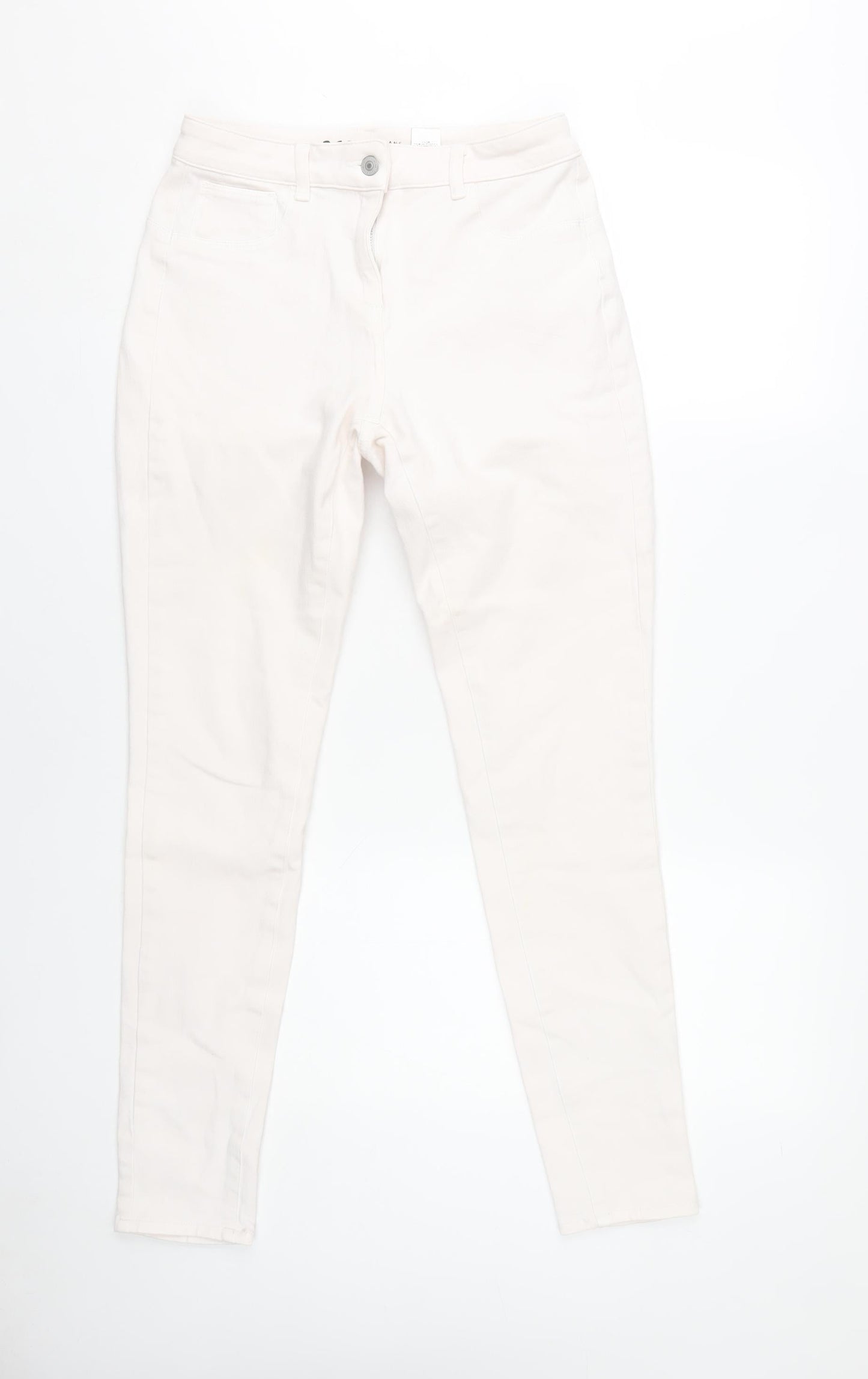 Next Women's White Skinny Jeans Size 12 Slim Fit
