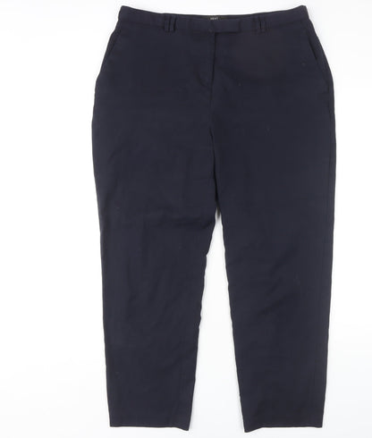 Womens UK Size 16 NEXT Regular Fit Dress Pants Black Trousers
